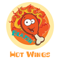 Hot Wings Sticker