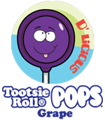 grape tootsie roll pop