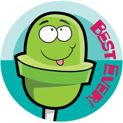 Dr. Stinky Scratch-N-Sniff Stickers Sour Apple Blow Pop