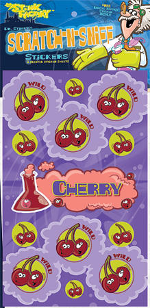 Dr. Stinky Scratch-N-Sniff Stickers Cherry Package